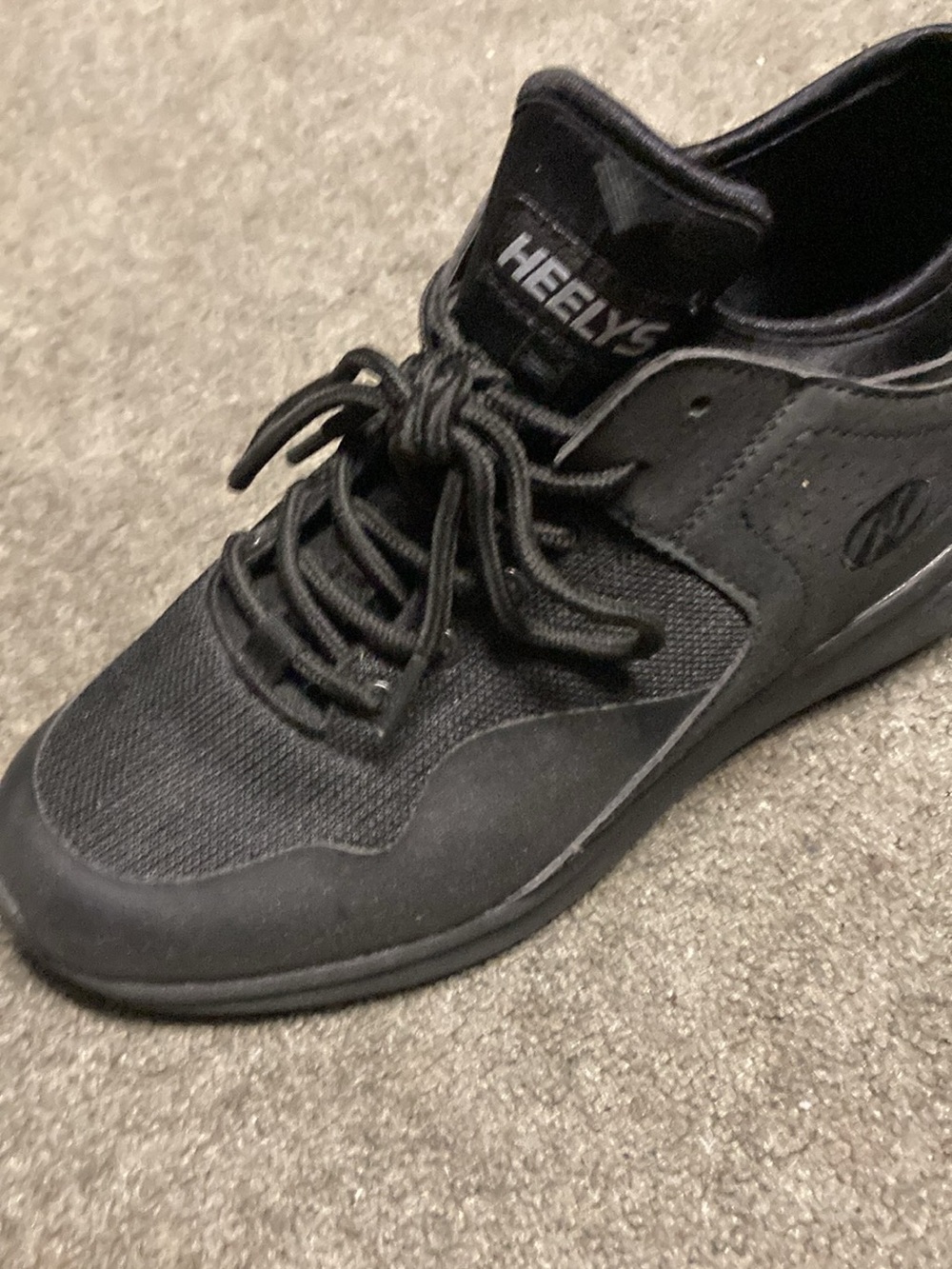 Heelys Black Kids' Lace-Up Skate Sneaker